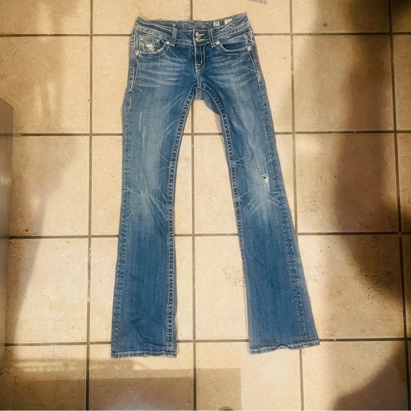 Miss Me Women’s Boot Cut Jeans Size 25 - Picture 4 of 7